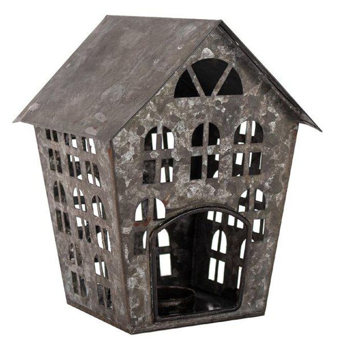 Huvudbild Ljuslykta Zinkhus Stor